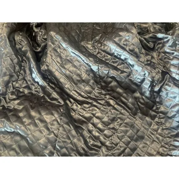 Denim &‎ Co. Plaid Chore Coat Quilted Lining Zip & Snap Closure Sz 1X